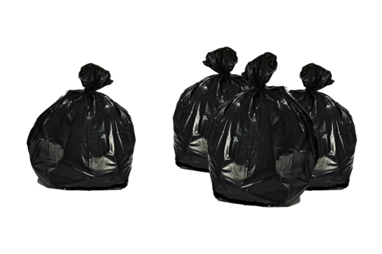 Why are garbage bags black in colour?